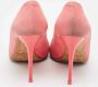 Jimmy Choo Pre-owned Suede heels Pink Dames - Thumbnail 5