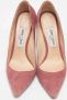 Jimmy Choo Pre-owned Suede heels Pink Dames - Thumbnail 3