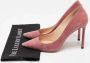 Jimmy Choo Pre-owned Suede heels Pink Dames - Thumbnail 9