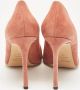 Jimmy Choo Pre-owned Suede heels Pink Dames - Thumbnail 5