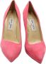 Jimmy Choo Pre-owned Suede heels Pink Dames - Thumbnail 2