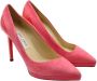 Jimmy Choo Pre-owned Suede heels Pink Dames - Thumbnail 3