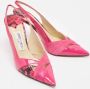 Jimmy Choo Pre-owned Suede heels Pink Dames - Thumbnail 2