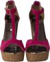 Jimmy Choo Pre-owned Suede heels Pink Dames - Thumbnail 2