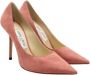 Jimmy Choo Pre-owned Suede heels Pink Dames - Thumbnail 5