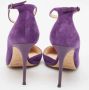 Jimmy Choo Pre-owned Suede heels Purple Dames - Thumbnail 5