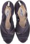 Jimmy Choo Pre-owned Suede heels Purple Dames - Thumbnail 3