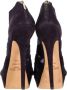 Jimmy Choo Pre-owned Suede heels Purple Dames - Thumbnail 5