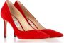 Jimmy Choo Pre-owned Suede heels Red Dames - Thumbnail 3