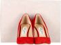 Jimmy Choo Pre-owned Suede heels Red Dames - Thumbnail 6