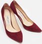 Jimmy Choo Pre-owned Suede heels Red Dames - Thumbnail 3