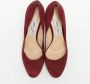 Jimmy Choo Pre-owned Suede heels Red Dames - Thumbnail 2