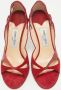 Jimmy Choo Pre-owned Suede heels Red Dames - Thumbnail 3