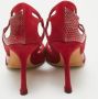 Jimmy Choo Pre-owned Suede heels Red Dames - Thumbnail 5