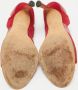 Jimmy Choo Pre-owned Suede heels Red Dames - Thumbnail 6