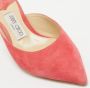 Jimmy Choo Pre-owned Suede mules Pink Dames - Thumbnail 8