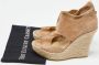 Jimmy Choo Pre-owned Suede sandals Beige Dames - Thumbnail 9