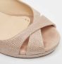 Jimmy Choo Pre-owned Suede sandals Beige Dames - Thumbnail 7