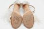 Jimmy Choo Pre-owned Suede sandals Beige Dames - Thumbnail 5