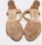 Jimmy Choo Pre-owned Suede sandals Beige Dames - Thumbnail 6