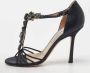 Jimmy Choo Pre-owned Suede sandals Black Dames - Thumbnail 2