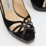 Jimmy Choo Pre-owned Suede sandals Black Dames - Thumbnail 7