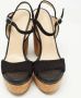 Jimmy Choo Pre-owned Suede sandals Black Dames - Thumbnail 5