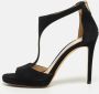Jimmy Choo Pre-owned Suede sandals Black Dames - Thumbnail 2