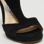 Jimmy Choo Pre-owned Suede sandals Black Dames - Thumbnail 7