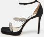 Jimmy Choo Pre-owned Suede sandals Black Dames - Thumbnail 2