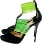 Jimmy Choo Pre-owned Suede sandals Black Dames - Thumbnail 3