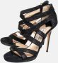 Jimmy Choo Pre-owned Suede sandals Black Dames - Thumbnail 3