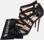 Jimmy Choo Pre-owned Suede sandals Black Dames - Thumbnail 8