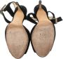 Jimmy Choo Pre-owned Suede sandals Black Dames - Thumbnail 5