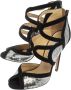 Jimmy Choo Pre-owned Suede sandals Black Dames - Thumbnail 3