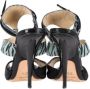 Jimmy Choo Pre-owned Suede sandals Black Dames - Thumbnail 4