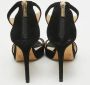 Jimmy Choo Pre-owned Suede sandals Black Dames - Thumbnail 4