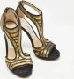 Jimmy Choo Pre-owned Suede sandals Black Dames - Thumbnail 4