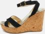 Jimmy Choo Pre-owned Suede sandals Black Dames - Thumbnail 2