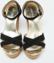 Jimmy Choo Pre-owned Suede sandals Black Dames - Thumbnail 3