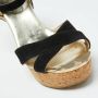 Jimmy Choo Pre-owned Suede sandals Black Dames - Thumbnail 7