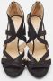 Jimmy Choo Pre-owned Suede sandals Black Dames - Thumbnail 2