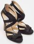 Jimmy Choo Pre-owned Suede sandals Black Dames - Thumbnail 3