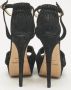 Jimmy Choo Pre-owned Suede sandals Black Dames - Thumbnail 4