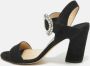 Jimmy Choo Pre-owned Suede sandals Black Dames - Thumbnail 2