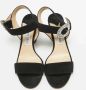 Jimmy Choo Pre-owned Suede sandals Black Dames - Thumbnail 3