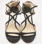 Jimmy Choo Pre-owned Suede sandals Black Dames - Thumbnail 2