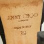 Jimmy Choo Pre-owned Suede sandals Black Dames - Thumbnail 9