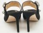 Jimmy Choo Pre-owned Suede sandals Black Dames - Thumbnail 5