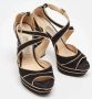 Jimmy Choo Pre-owned Suede sandals Black Dames - Thumbnail 3